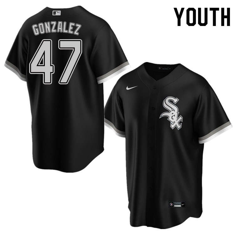 Nike Youth #47 Gio Gonzalez Chicago White Sox Baseball Jerseys Sale-Black
